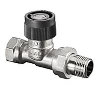 série Oventrop vanne thermostatique A 1181110 laiton nickelé, DN 32, passage