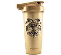 Série Performa ACTIV - Série Norse Mythology Series, Bouteille shaker de 800 ml (Thor), meilleure bouteille anti-fuite avec technologie de mélange ActionRod pour vos besoins sportifs et de fitness