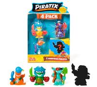 Série PIRATIX Trésor d'or - Pack 4. Contient 4 Piratix (1 Surprise) et 4 Accessoires. Pack 3 sur 4