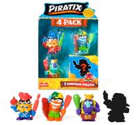 Série PIRATIX Trésor d'or - Pack 4. Contient 4 Piratix (1 Surprise) et 4 Accessoires. Pack 4 sur 4