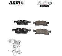 Série Plaquettes De Frein Originales JEEP CHEROKEE DODGE DURANGO K68052370AD