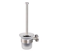Série pour Salle de Bain Piazza par bremermann® - Kit WC - Brosse de Toilette - INOX et Verre