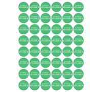 Série Pro Sans Plomb 95 - 48 Stickers De 2.8cm - Sticker/Autocollant