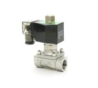 Série PU normalement ouverte, deux positions bidirectionnelles 2/2 petite électrovanne à action directe électrovannes en acier inoxydable SS304(1 8,D11011_ORIFICE 8MM)