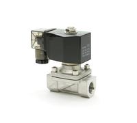 Série PU, petite électrovanne à action directe 2/2, deux positions, bidirectionnelle, petite électrovanne normalement fermée, en acier inoxydable SS304(3 8in,D16011_ORIFICE 10MM)