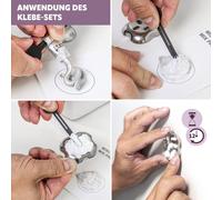 Série salle de bain bremermann Piazza – Porte-papier toilette avec tablette (Gris)