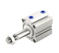 Série SDA B Filetage mâle Alésage 12 16 20 25 32 40 50 63 80 mm Course 5 10 20 25 30 40 45 50 mm Vérin pneumatique compact mince(Stroke 20mm)