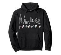 Série télévisée Friends Skyline Logo NYC Vintage des années 90 avec Fan Nerd Sweat à Capuche