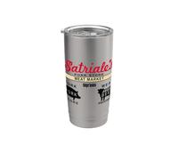 Série télévisée policière mafieuse officielle des Sopranos | PAPL1374 Gobelet isotherme en acier inoxydable double paroi