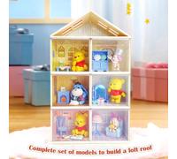 Série Winnie l'ourson Cozy Home 3,5 * 3,2 * 4,7 pouces Boîte mystère Mini-figurine, bon choix de cadeaux pour la Saint-Valentin (livraison aléatoire 1 pièce) Taille UniquePolychlorures de vinyle