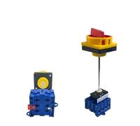 Série YMD11-B avec interrupteur d'isolateur de pôle d'extension, panneau de verrouillage, montage sur Rail DIN, sélecteur de came rotatif marche-arrêt 3/4P, remplacement LW30, Pièces(80A 4P)