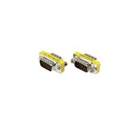 Seriell adaptateur [1x D-SUB-prise mâle 15pol. - 1x D-SUB-prise mâle 15pol.] 0 m jaune renkforce