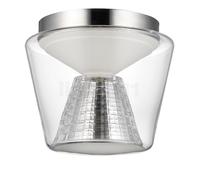 Serien Lighting Annex Plafonnier LED L - diffuseur extérieur translucide clair/diffuseur interne cristal - 3.000 K - phase de gradateur Ce luminaire comporte des modules à LED prémontés de classes éne