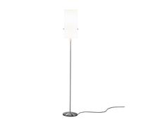 Serien Lighting Club Floor M LED Stehleuchte, aluminium brossé / chintz blanc