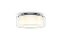 Serien Lighting Curling Ceiling L Deckenleuchte, verre clair, réflecteur cylindrique, 2700K