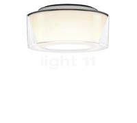 Serien Lighting Curling Plafonnier LED verre acrylique - M - diffuseur extérieur clair/diffuseur interne conique - dim to warm Ce luminaire comporte des modules à LED prémontés de classes énergétiques