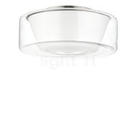 Serien Lighting Curling Plafonnier LED verre - M - diffuseur extérieur clair/diffuseur interne conique - 2.700 K Ce luminaire comporte des modules à LED prémontés de classes énergétiques A A++, A+, A