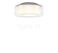 Serien Lighting Curling Plafonnier LED verre - S - diffuseur extérieur clair/diffuseur interne cylindrique - dim to warm Ce luminaire comporte des modules à LED prémontés de classes énergétiques A A++