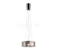 Serien Lighting Curling Suspension LED verre - M - diffuseur extérieur argenté/sans diffuseur interne - dim to warm Ce luminaire comporte des modules à LED prémontés de classes énergétiques A