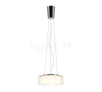 Serien Lighting Curling Suspension LED verre - M - diffuseur extérieur clair/diffuseur interne cylindrique - dim to warm Ce luminaire comporte des modules à LED prémontés de classes énergétiques A A++