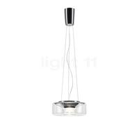 Serien Lighting Curling Suspension LED verre - M - diffuseur extérieur clair/sans diffuseur interne - 2.700 K Ce luminaire comporte des modules à LED prémontés de classes énergétiques A A