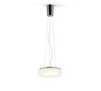 Serien Lighting Curling Suspension Rope M D2W Pendelleuchte, verre clair, réflecteur conique