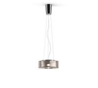 Serien Lighting Curling Suspension Rope S Pendelleuchte, verre argent, 2700K
