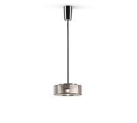 Serien Lighting Curling Suspension Tube S Pendelleuchte, verre argent, 3000K