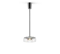 Serien Lighting Curling Suspension Tube S Pendelleuchte, verre clair, 3000K