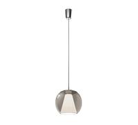 Serien Lighting Draft Suspension Tube S Pendelleuchte, verre marron, 2700K