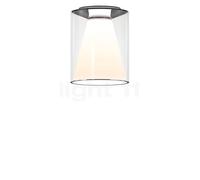 Serien Lighting Drum Plafonnier LED M - long - diffuseur extérieur clair/diffuseur interne conique - dim to warm Ce luminaire comporte des modules à LED prémontés de classes énergétiques A A++, A+, A
