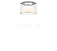 Serien Lighting Drum Plafonnier LED M - short - diffuseur extérieur clair/diffuseur interne conique - 2.700 K Ce luminaire comporte des modules à LED prémontés de classes énergétiques A A++, A+, A