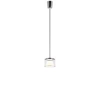 Serien Lighting Drum Suspension Tube S Pendelleuchte, verre court, 3000K