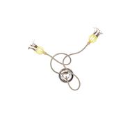 Serien Lighting Poppy Ceiling/Wall 2 Decken-/Wandleuchte, bras beige, diffuseurs ceramic