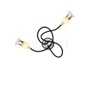 Serien Lighting Poppy Wall 2 bras céramique/noir