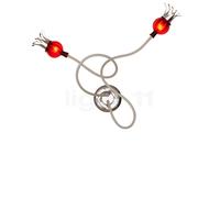 Serien Lighting Poppy Wall 2 bras rouge/beige