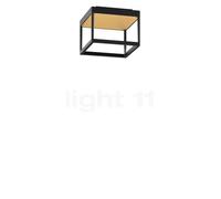 Serien Lighting Reflex² S Plafonnier LED corps noir/reflektor doré - 15 cm - 2.700 k - DALI Ce luminaire comporte des modules à LED prémontés de classes énergétiques A A++, A+, A