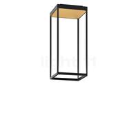 Serien Lighting Reflex² S Plafonnier LED corps noir/reflektor doré - 45 cm - 2.700 k - dimmable variateur de phase Ce luminaire comporte des modules à LED prémontés de classes énergétiques A A++, A+, 