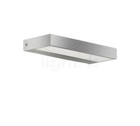 Serien Lighting SML² Applique LED corps argenté/verre satiné - 22 cm - 2.700 K - dimmable variateur de phase Ce luminaire comporte des modules à LED prémontés de classes énergétiques A A++, A+, A