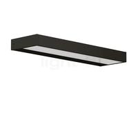 Serien Lighting SML² Applique LED corps noir/verre satiné - 30 cm - 2.700 K - dimmable variateur de phase Ce luminaire comporte des modules à LED prémontés de classes énergétiques A A++, A+, A