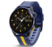 Series 54 AMOLED GPS Blue and Yellow Smart Calling Watch, Reflex Active Orologio