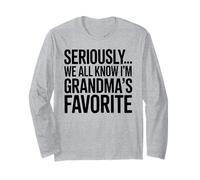 Sérieusement, Je suis Le Petit-Fils préféré de Grand-mère Manche Longue