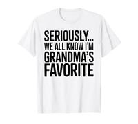 Sérieusement, Je suis Le Petit-Fils préféré de Grand-mère T-Shirt