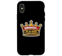 Sérieusement... Nous savons Tous Que Je suis la Blague Amusante préférée de Maman Coque pour iPhone X/XS