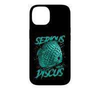 Sérieux à Propos des Poissons Discus, aquariophile Gardien Coque pour iPhone 14