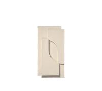 Kristina Dam Studio Serif Relief décoration murale S Off white