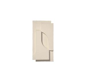 Serif Relief Wall Hanging Petit Blanc Cassé
