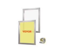 VEVOR Kit de sérigraphie, 2 Cadres de sérigraphie en Aluminium, 50,8 x 61 cm avec Maille 160 Points, Maille en Nylon Haute Tension et Ruban d'étanchéité pour t-Shirts