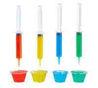 Séringes De Schnapps Pour L'alcool, Shot | 60 Ml De Seringue En Jllo Réutilisable Avec Couverture En Dentelle | Cadeau De Fête D'Halloween Multifonctionnelle, 4x Tir Avec 4