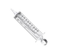 Seringue 100 ml non montée avec embout cathéter PIC